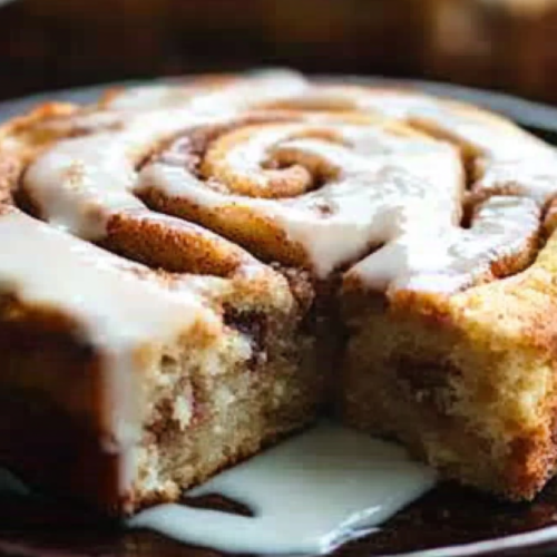 Cinnamon Roll Cake